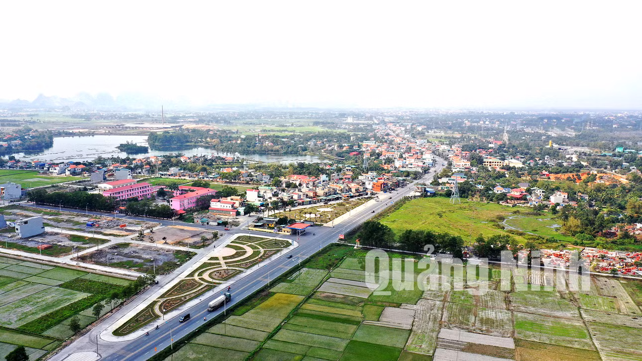 Xã Yên Đức, TX Đông Triều (3-2020). Ảnh: Khánh Giang