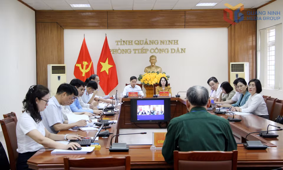Quang cảnh buổi tiếp công dân định kỳ tháng 5/2025. Ảnh: Mạnh Trường
