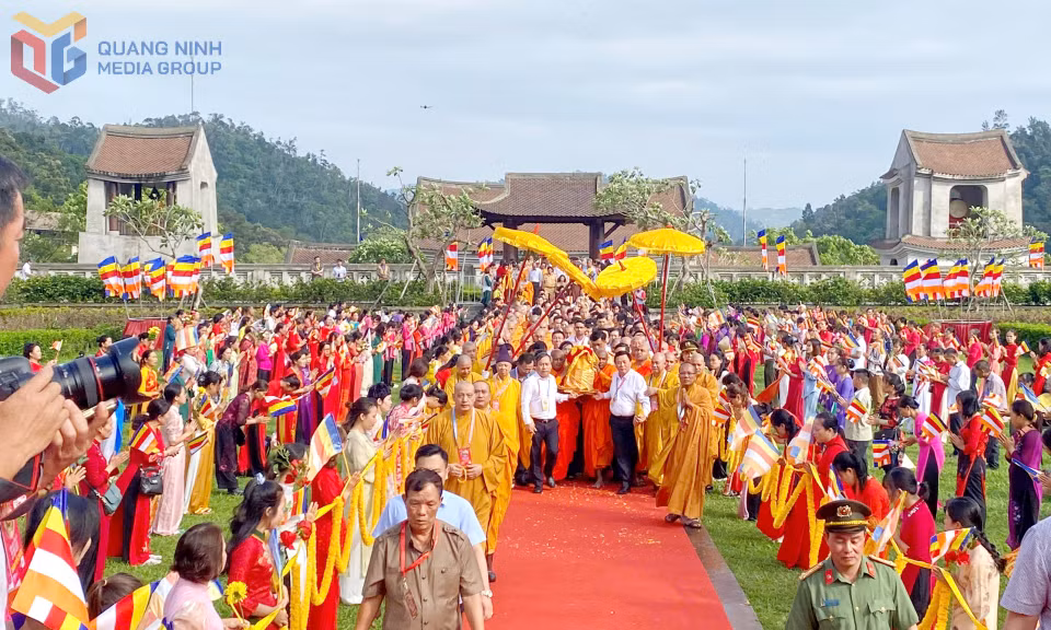 Lễ cung nghinh, an vị được tổ chức với nghi lễ trang trọng, linh thiêng bậc nhất từ trước đến nay. 