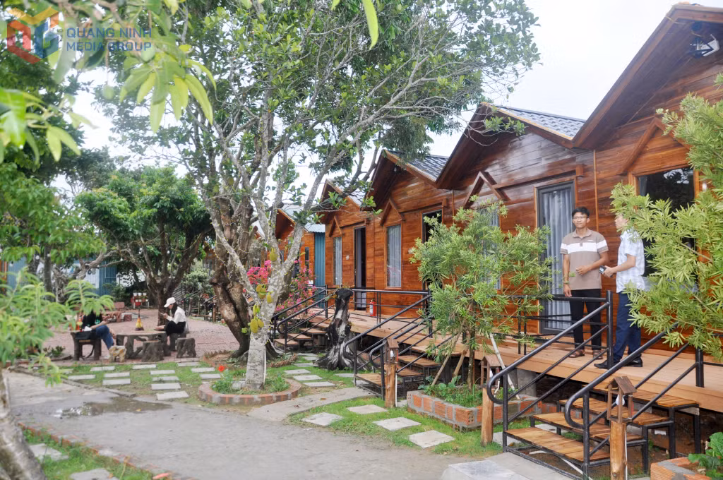 Homestay 368 nằm trong khuôn viên nhiều hoa, cây xanh đẹp mắt.