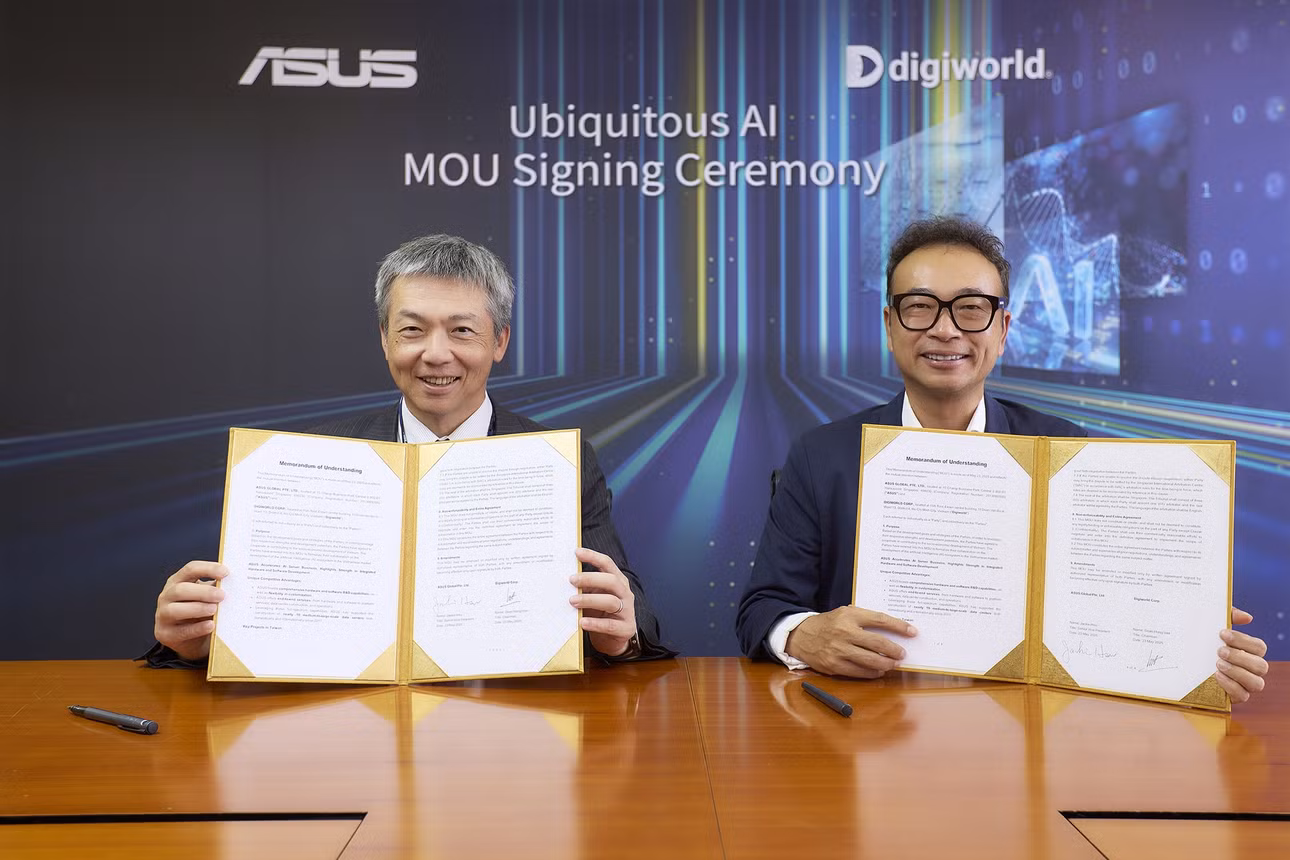 ASUS và Digiworld hợp tác phát triển hệ sinh thái AI tại Việt Nam- Ảnh 1.
