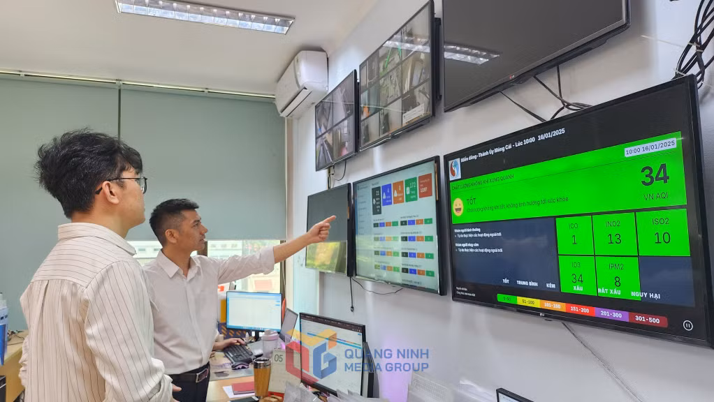 Các thông số từ các trạm quan trắc môi trường tự động đều được truyền trực tiếp từ các trạm cơ sở về Trung tâm Quan trắc TN&MT (Sở NN&MT).