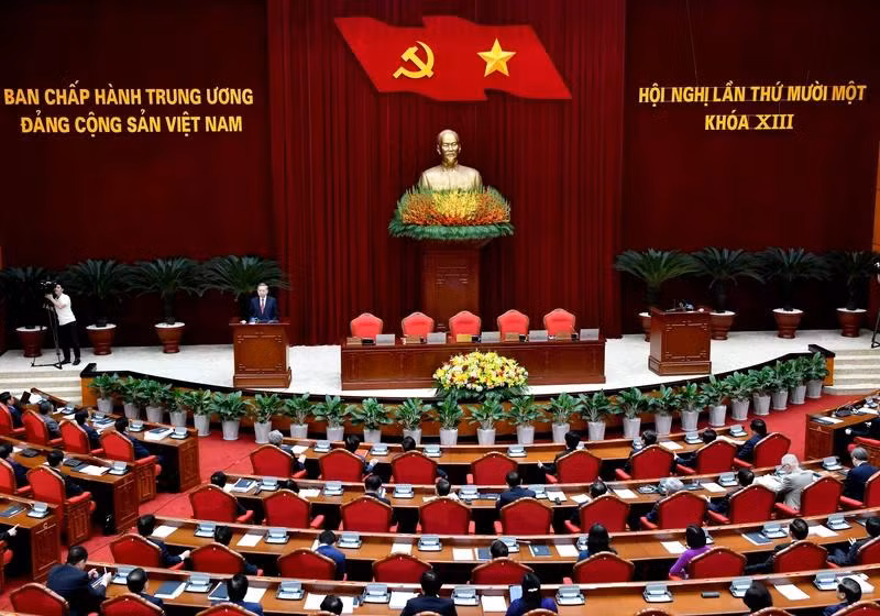 Hội nghị Trung ương 11 khóa XIII đã quyết nghị nhiều nội dung có ý nghĩa chiến lược đối với sự phát triển của đất nước. (Ảnh: Đăng Khoa)