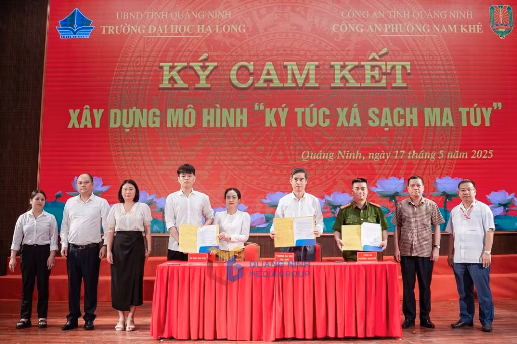 Trường Đại học Hạ Long xây dựng mô hình “Ký túc xá sạch ma tuý”.