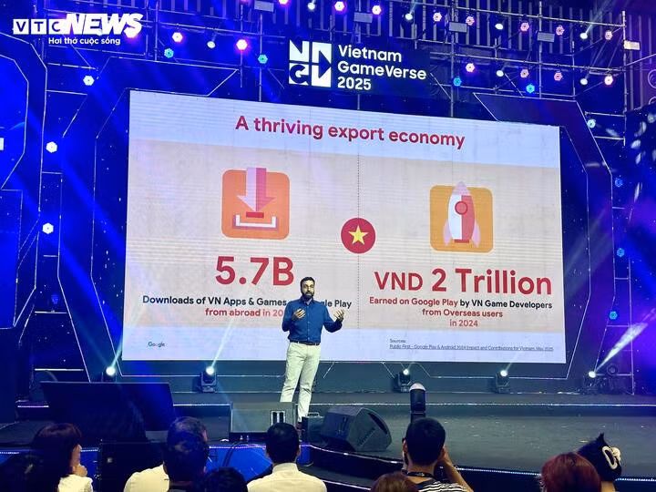 Việt Nam là quốc gia hàng đầu trong phát triển các game và ứng dụng trên cửa hàng Google. (Ảnh: Mạnh Hùng)