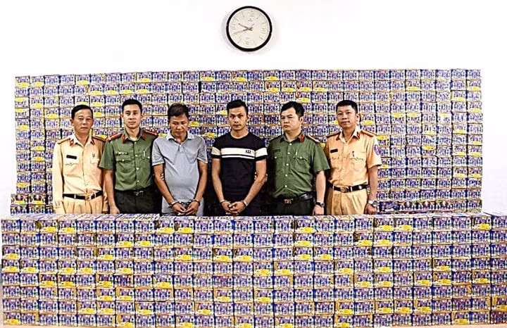 Số pháo được thu giữ.