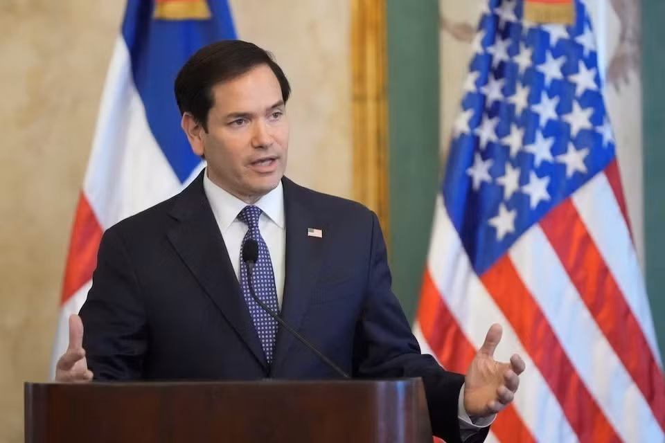 Ngoại trưởng Mỹ Marco Rubio phát biểu trong một cuộc họp báo. Ảnh: REUTERS/TTXVN