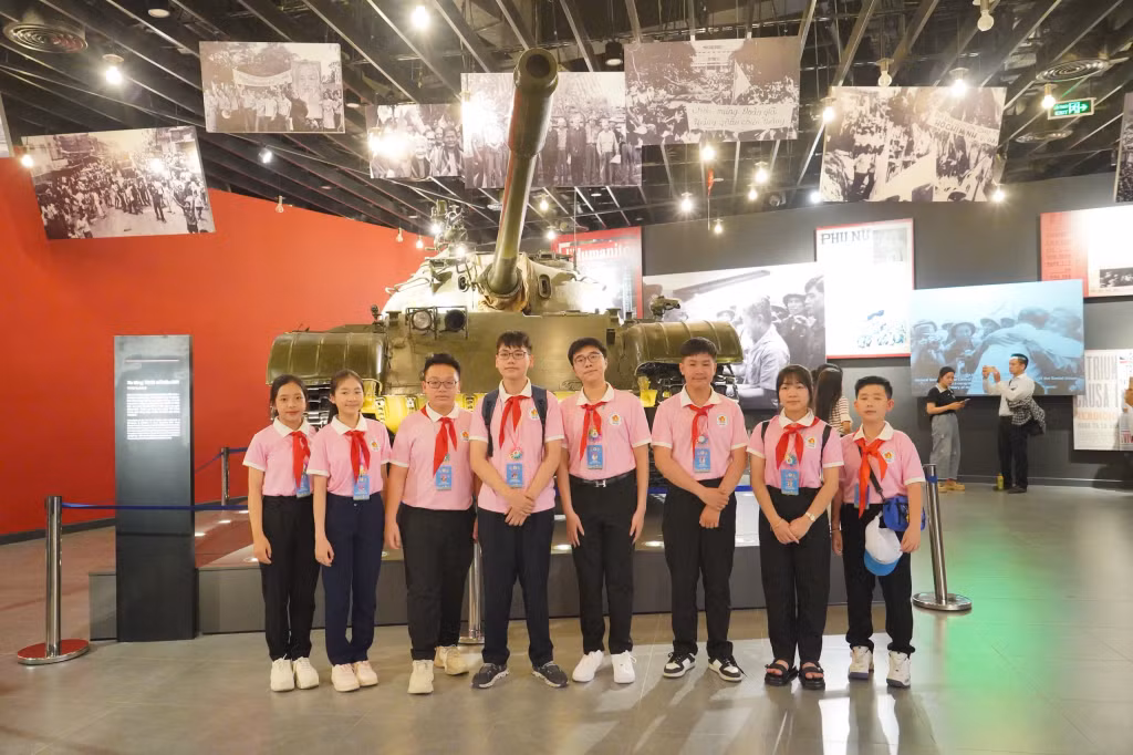 Đoàn đại biểu thiếu nhi Quảng Ninh tham dự Đại hội Cháu ngoan Bác Hồ toàn quốc lần thứ X năm 2025.