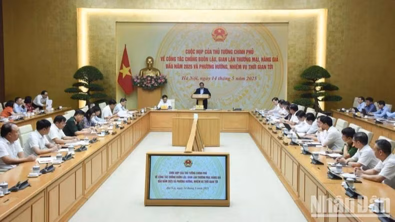 Quang cảnh cuộc họp. (Ảnh: TRẦN HẢI)