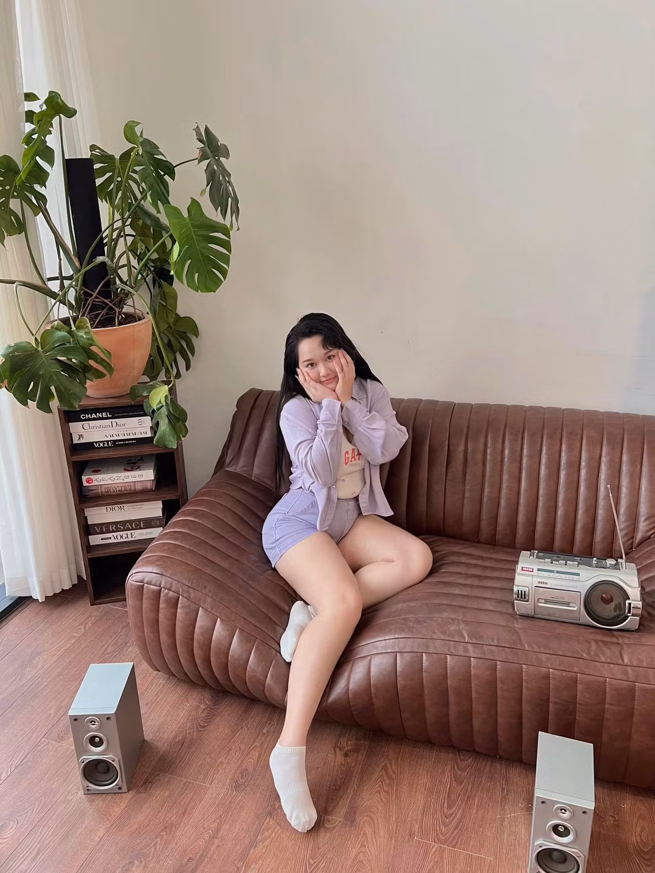 Trúc Anh "Mắt Biếc" đang dần lấy lại sắc vóc sau thời gian tăng cân vì bệnh trầm cảm.