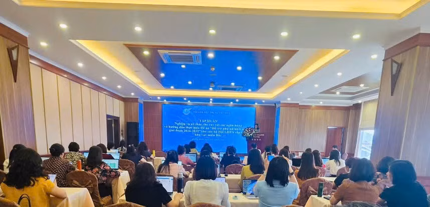 Quang cảnh hội nghị tập huấn.