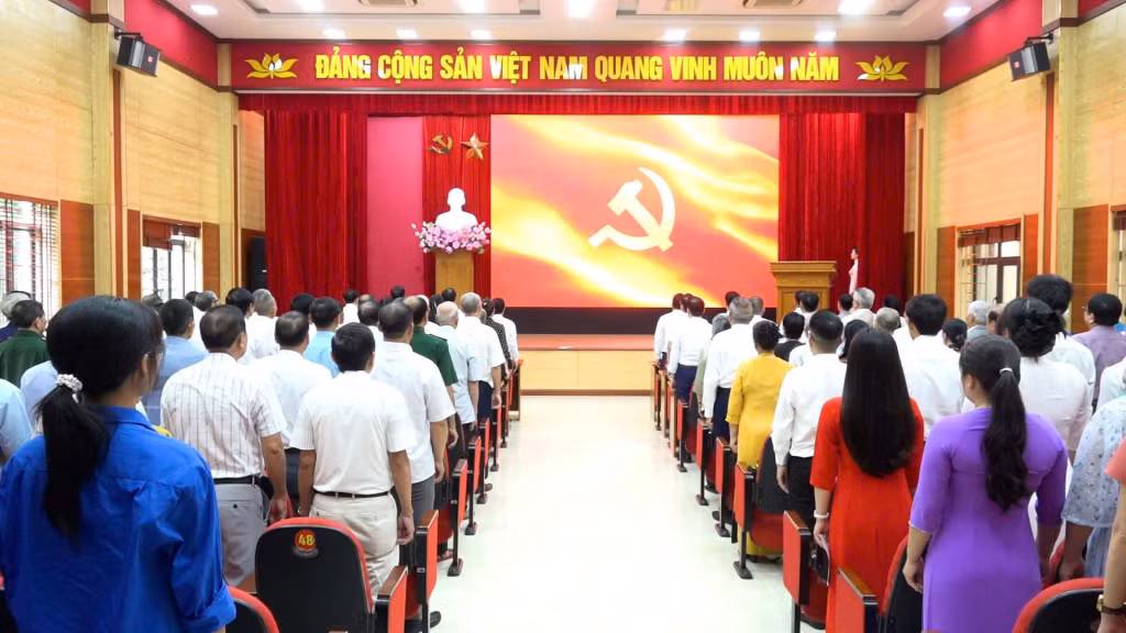 Quang cảnh buổi lễ.