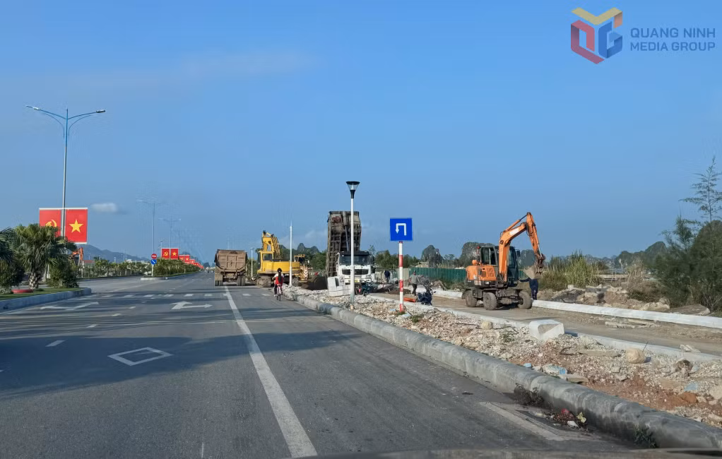 Dự án chỉnh trang, nâng cấp đô thị Thống Nhất đang được triển khai thi công tích cực. Ảnh: Mạnh Trường