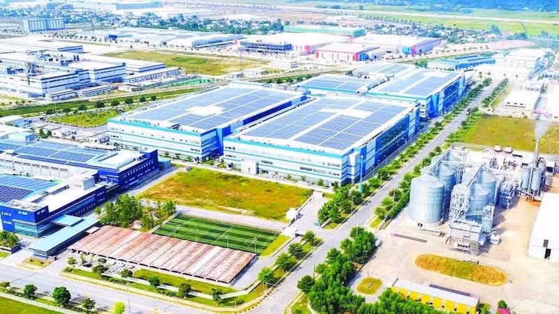 Khu công nghiệp VSIP 1 Nghệ An. (Ảnh: THÀNH CƯỜNG)