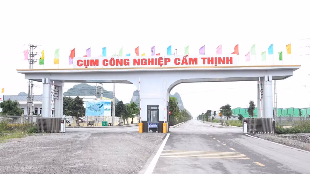 Cụm công nghiệp Cẩm Thịnh (phường Cẩm Phả) đạt tỷ lệ lấp đầy các nhà đầu tư thứ cấp gần 90%.