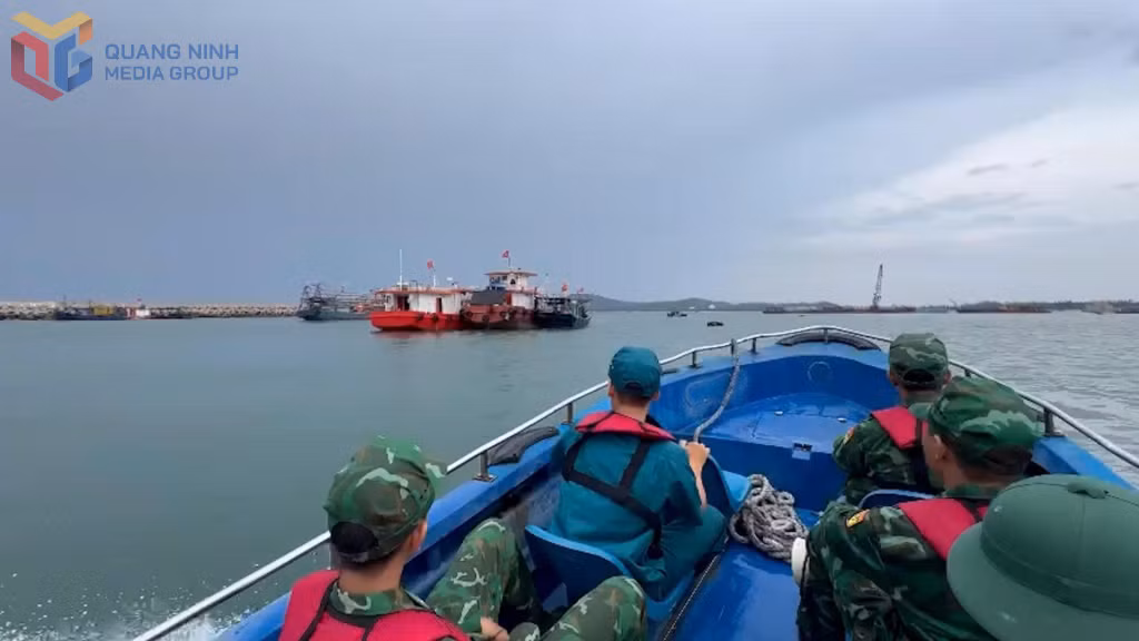 CBCS Đồn BP Cô Tô tuần tra trên vùng biển đơn vị quản lý.