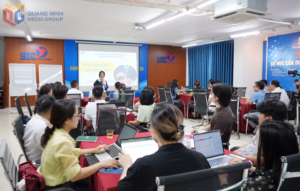 Hiệp hội Doanh nghiệp tỉnh tổ chức chương trình đào tạo “Tư duy điều hành - Chân dung CEO thế hệ mới” cho các doanh nghiệp.