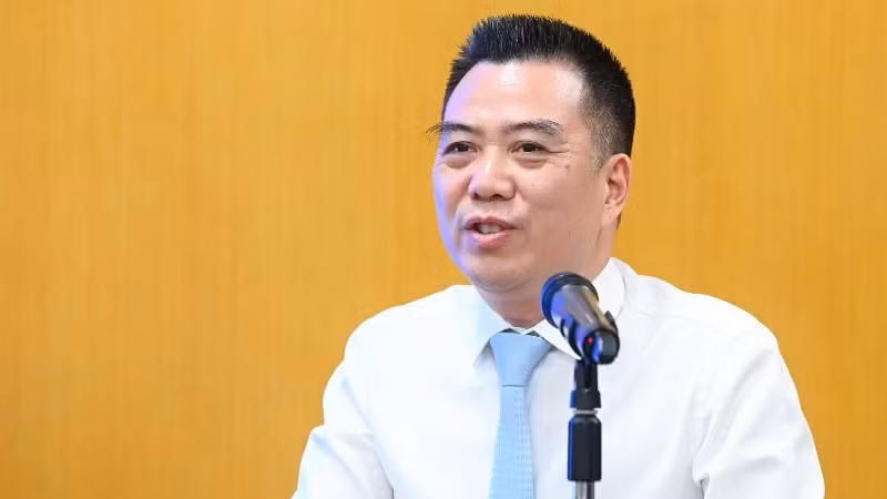 Thứ trưởng Nông nghiệp và Môi trường Đặng Ngọc Điệp phát biểu tại buổi họp báo.