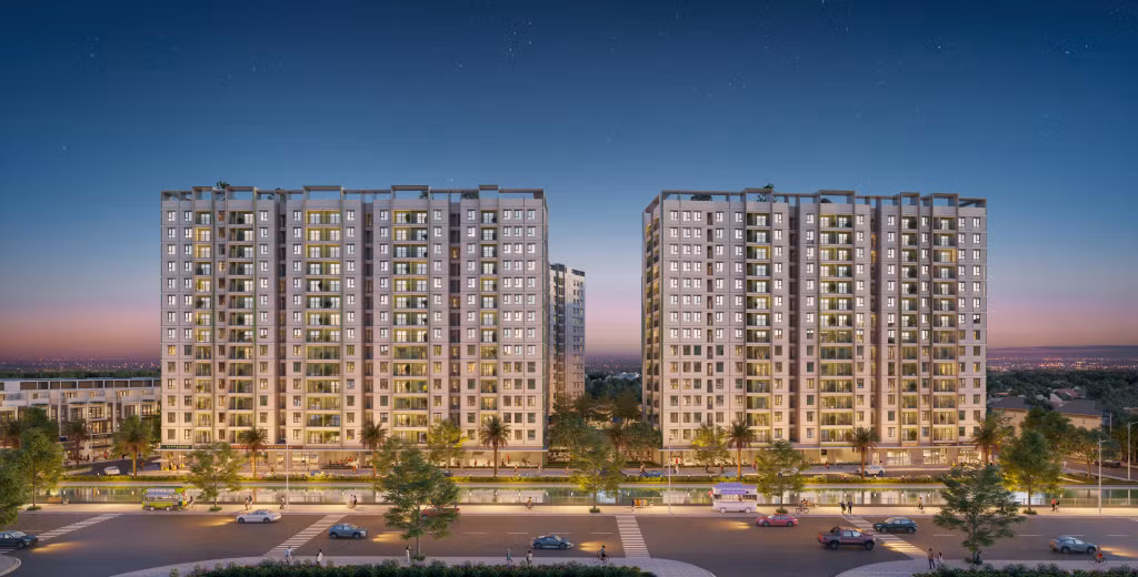 Phối cảnh dự án. 