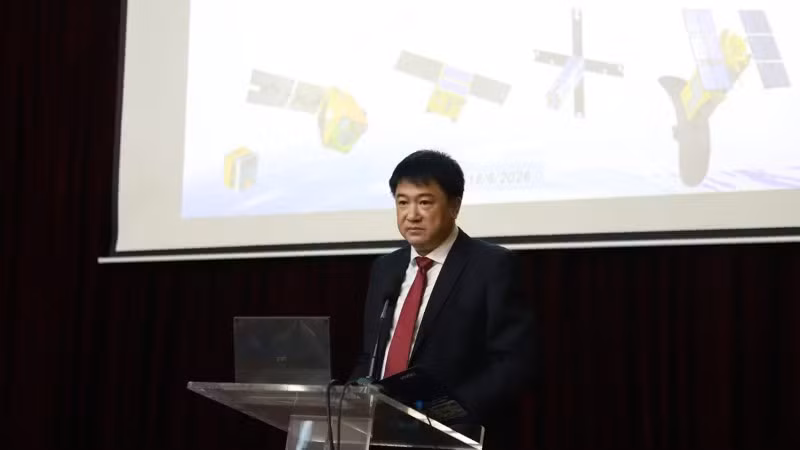 Giáo sư, Tiến sĩ Chu Hoàng Hà, Phó Chủ tịch Viện Hàn lâm Khoa học và Công nghệ Việt Nam phát biểu tại sự kiện. (Ảnh: Kiều Anh)