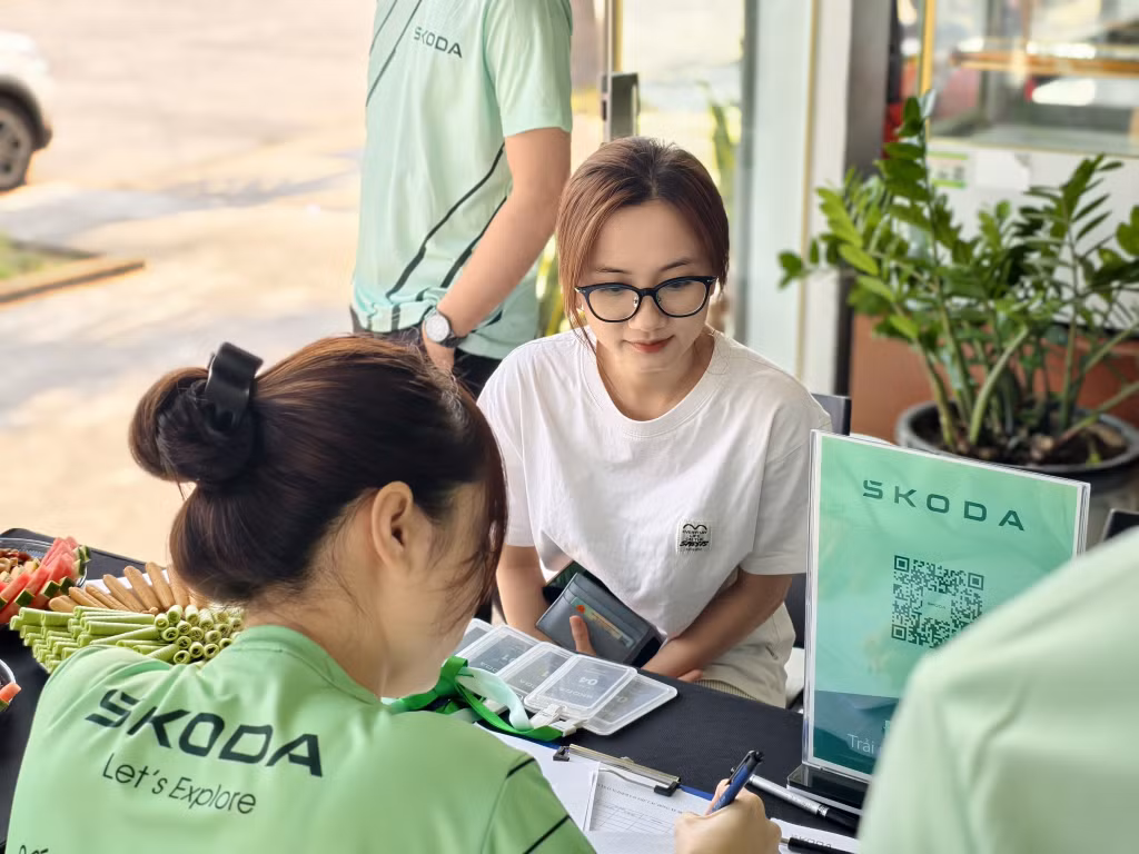 Nhiều bạn trẻ đăng ký trải nghiệm các mẫu xe Skoda – Thương hiệu đến từ châu Âu