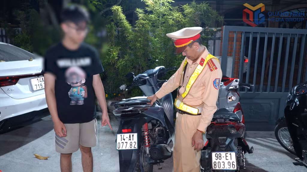 Nhanh chóng xác minh, ngày 17/6, Đội CSGT đường bộ số 2 phối hợp với Công an phường Hạ Long triệu đã tập làm việc, xử lý vi phạm với lái xe và chủ xe, chiếc xe SH được sử dụng bốc đầu bị tịch thu theo quy định.