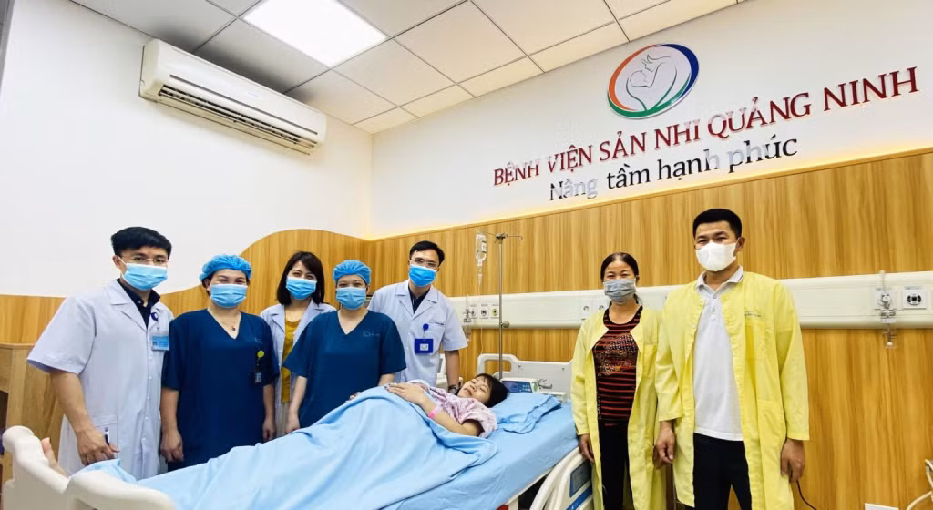 Phòng sinh thân thiện - một mô hình hiệu quả của Bệnh viện Sản Nhi Quảng Ninh dành cho các sản phụ.