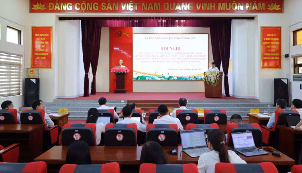 Phường Hoàng Quế: Tuyên truyền, hỗ trợ hộ kinh doanh chuyển đổi sang mô hình doanh nghiệp