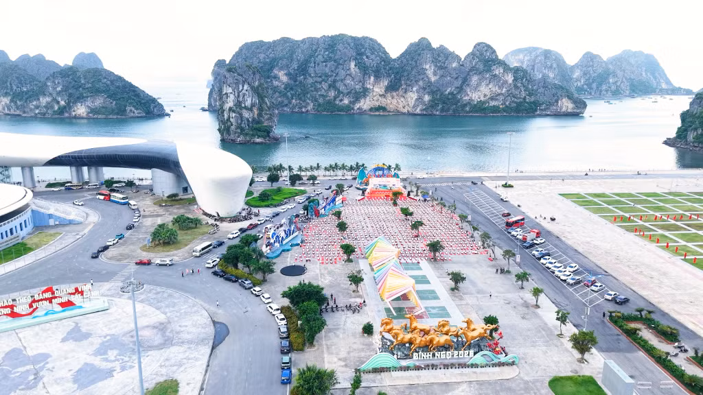 Hơn 3.000 người tham gia Ngày Quốc tế Yoga 2026 tại Quảng trường 30/10, phường Hạ Long.