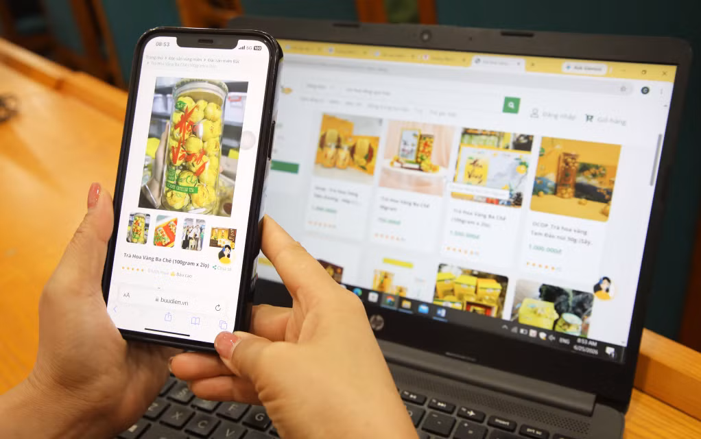 Sản phẩm OCOP Quảng Ninh được quảng bá, giới thiệu và tiêu thụ trên sàn TMĐT Buudien.vn, từng bước mở rộng thị trường và nâng cao giá trị sản phẩm.