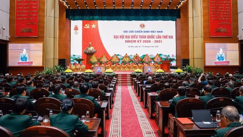 Khai mạc phiên thứ nhất Đại hội đại biểu toàn quốc Hội Cựu chiến binh Việt Nam lần thứ VIII.