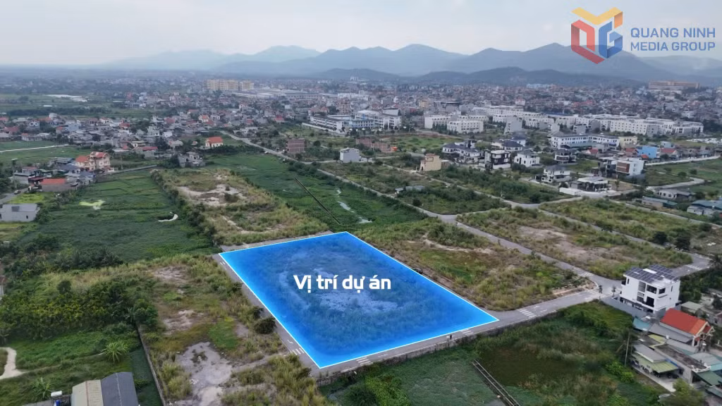 Vị trí dự án nhà ở xã hội cho thuê tại phường Uông Bí.