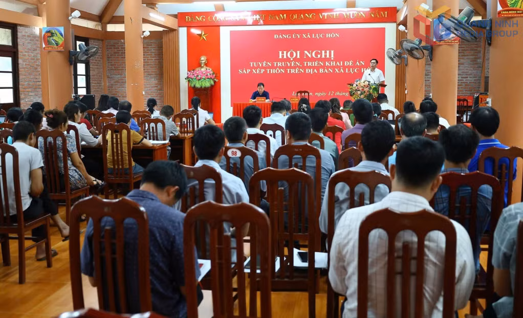 Xã Lục Hồn tổ chức Hội nghị tuyên truyền triển khai Đề án sắp xếp các thôn trên địa bàn.