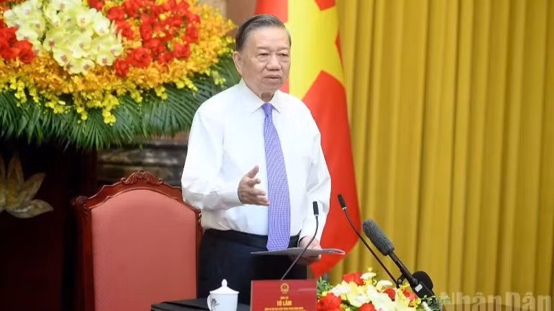 Tổng Bí thư, Chủ tịch nước Tô Lâm. (Ảnh: ĐĂNG KHOA)