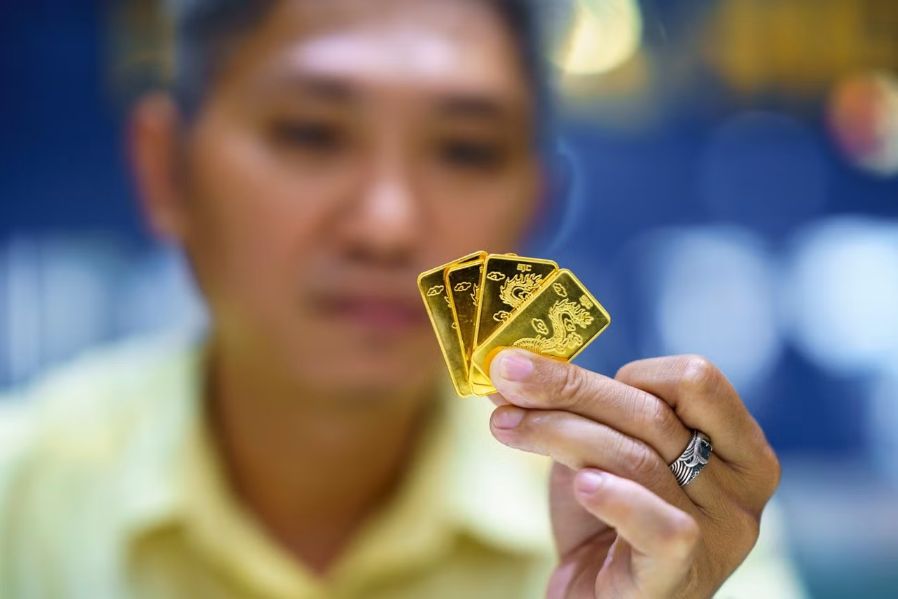 Giá vàng trong nước ít biến động. Ảnh: Chí Hiếu