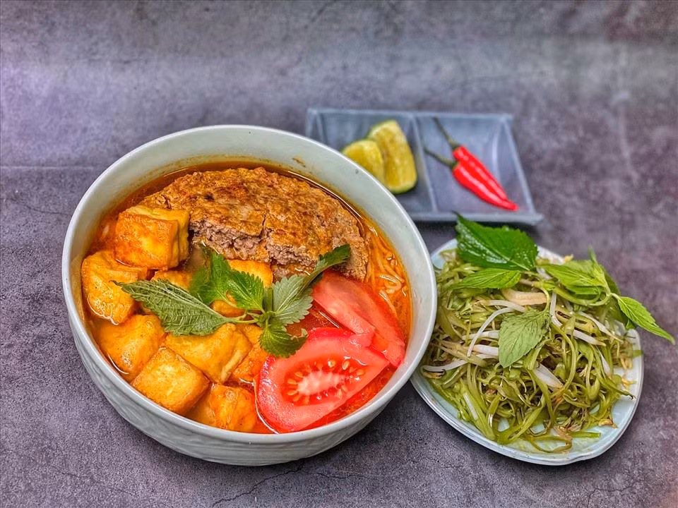 Bún riêu cũng là một trong những món ăn được Taste Atlas đánh giá cao. Ảnh: Thanh Thoa