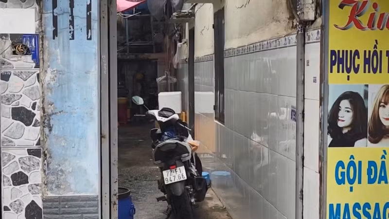 Căn phòng trọ nơi xảy ra vụ việc.