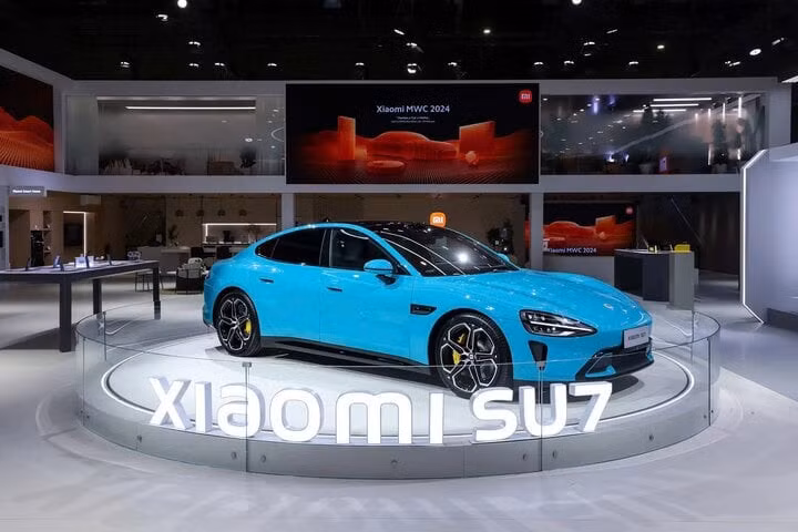 Xiaomi đặt tham vọng lớn vào thế hệ xe điện SU7.