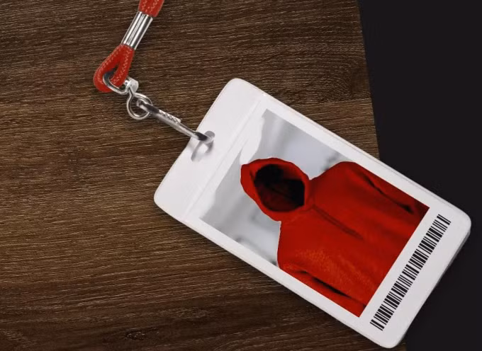 Minh họa thẻ nhân viên của một thành viên red team. Ảnh: Forbes