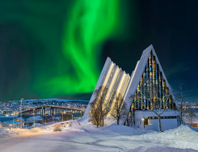 Bắc cực quang ở Tromso, Na Uy. Ảnh: Life in Norway