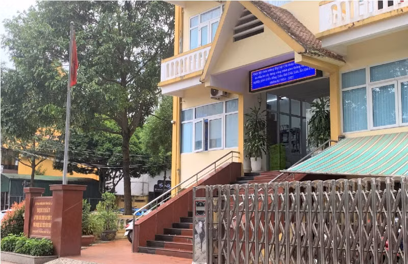 Trụ sở Ban Quản lý Dự án Đầu tư xây dựng Công trình giao thông và Nông nghiệp phát triển nông thôn tỉnh Đắk Lắk, nơi bị can Hạ từng công tác.
