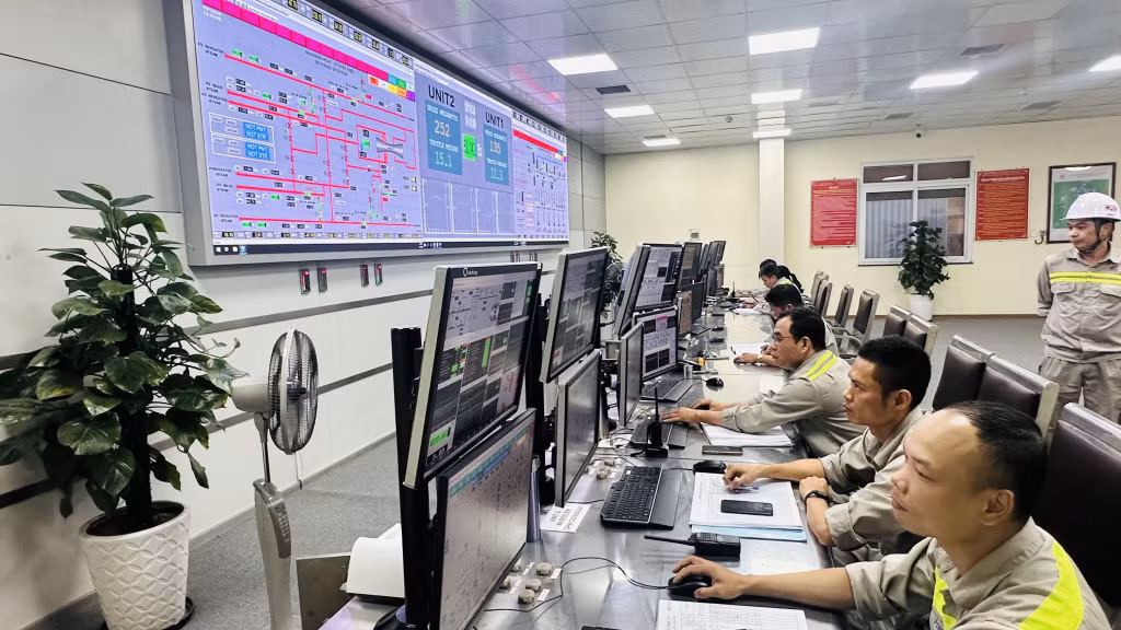 Trung tâm Điều hành sản xuất của Công ty CP Nhiệt điện Cẩm Phả - Tổng Công ty Điện lực TKV.