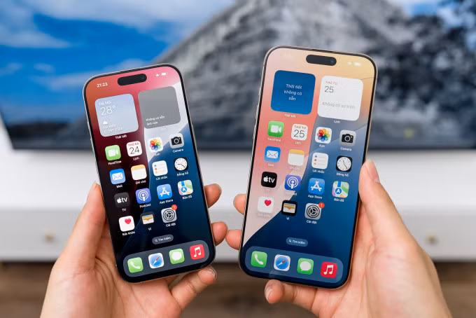 iPhone 16 Pro và 16 Pro Max. Ảnh: Tuấn Hưng