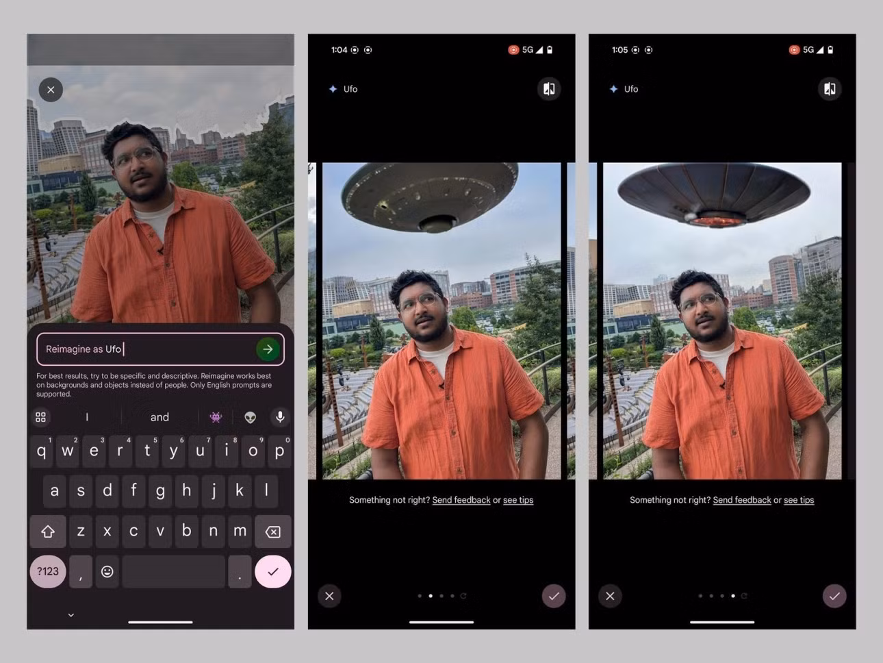 Công cụ chỉnh sửa ảnh bằng AI trên Google Pixel 9 cho phép người dùng dễ dàng thêm các đối tượng và phong cảnh vào hình ảnh bằng câu lệnh văn bản. Ảnh: Wired.