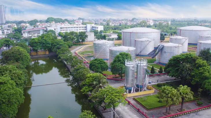 Doanh nghiệp xăng dầu nhận gửi hàng xăng dầu dự trữ quốc gia vào kho chung - Ảnh: P.SƠN