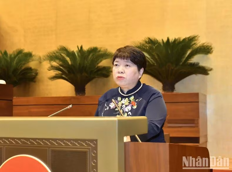 Trình bày Báo cáo thẩm tra, Chủ nhiệm Ủy ban Xã hội của Quốc hội Nguyễn Thúy An cho biết, bên cạnh các kết quả đáng ghi nhận, việc thực hiện các mục tiêu quốc gia về bình đẳng giới năm 2023 vẫn còn bộc lộ một số hạn chế.