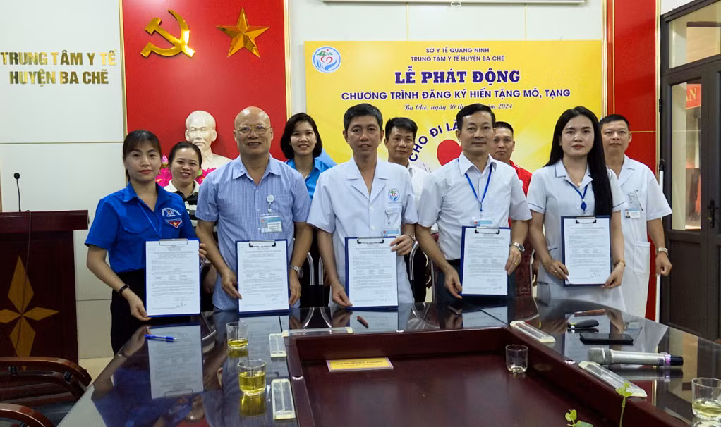 Ngay sau khi phát động đã có 15 người là cán bộ, đảng viên và nhân dân trên địa bàn huyện đăng ký hiến tặng mô, bộ phận cơ thể người.