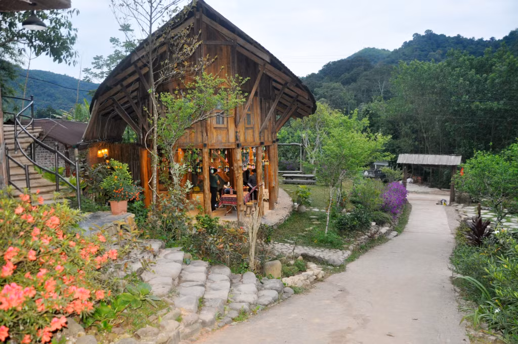 Khu du lịch Am Váp Farm tại thôn Khe Phương, xã Kỳ Thượng (TP Hạ Long).