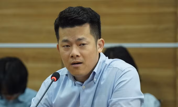 Ông Nguyễn Đức Quý phát biểu tại tọa đàm ngày 22/5 ở Hà Nội. Ảnh: Lưu Quý