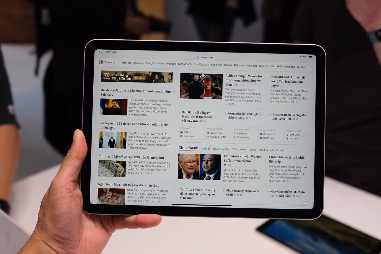 Ảnh thực tế iPad Air mới, thêm kích thước 13 inch ảnh 5